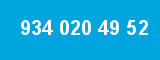934 020 49 52 934 020 49 52